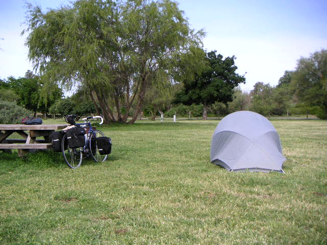 My Campsite at Brannan Island