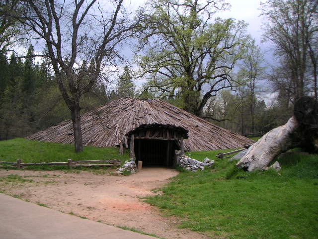 Ceremonial building at Indian Grinding Rock state park