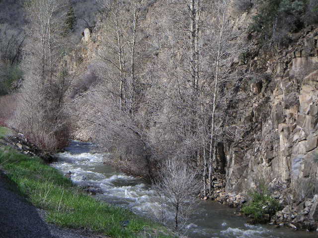 Snowmelt, Climbing to Daniels Pass, East of Heber City