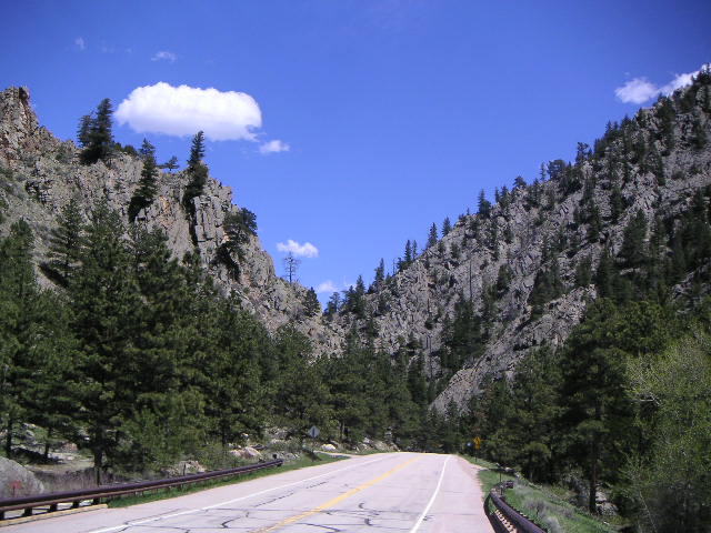 Descent Through Cache la Poudre Canyon