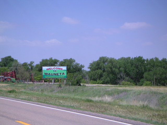 “Welcome to Wauneta - Halfway from Here to There”