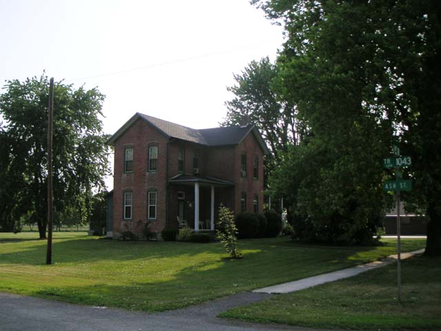 Brick House in Bascom - Typical of Western Ohio