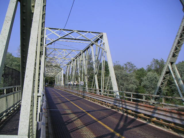 Decaying Bridge Across Delaware River at Belvidere NJ